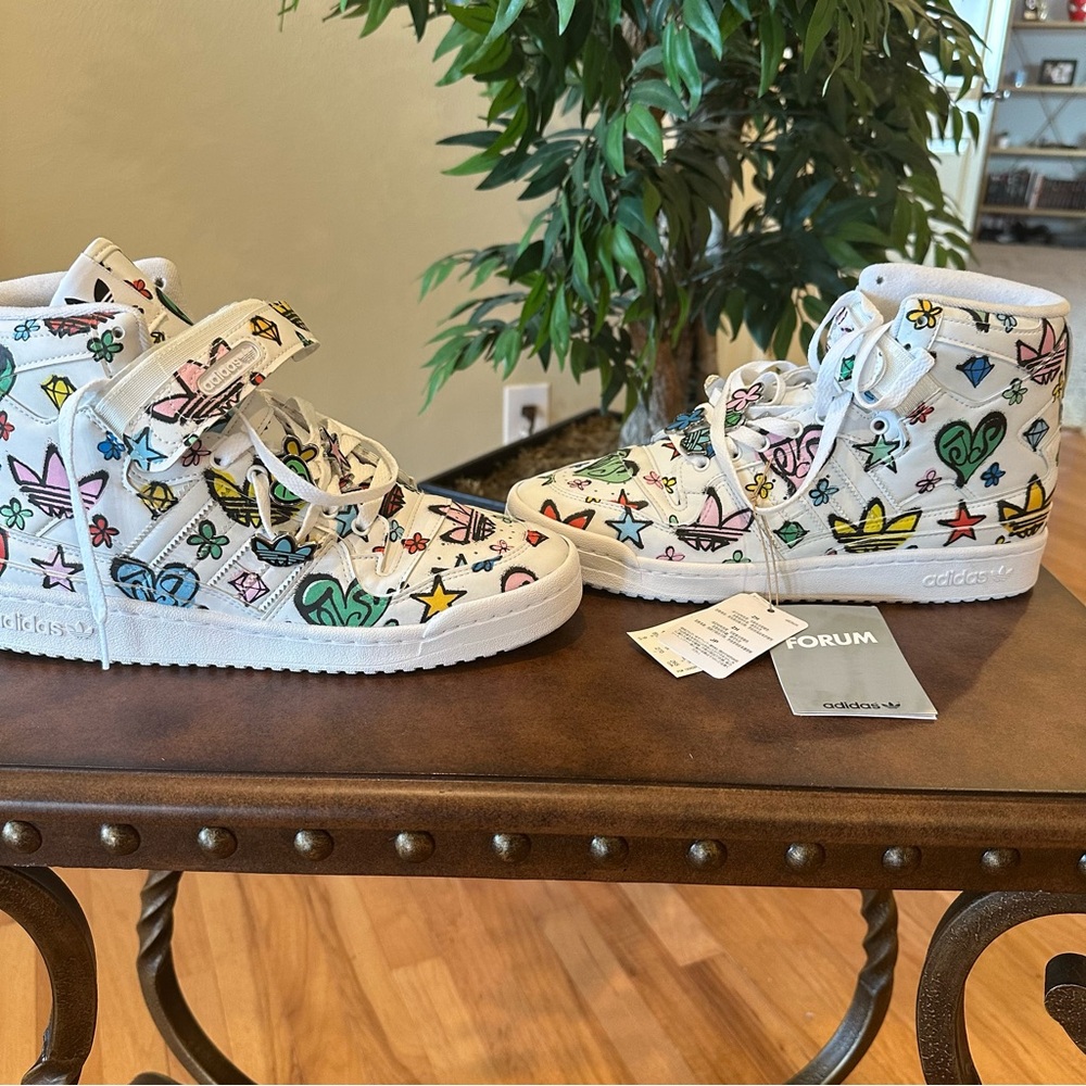 Adidas High-Top Sneakers
